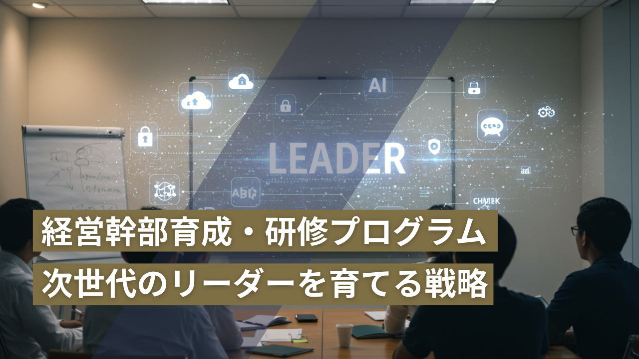 経営幹部育成・研修プログラム：次世代リーダーを育てる戦略